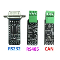 taidacent rs232 rs485 can bus to ttl serial port converter adapter communication module for microcontroller mcu 3v to 5v tvs db9