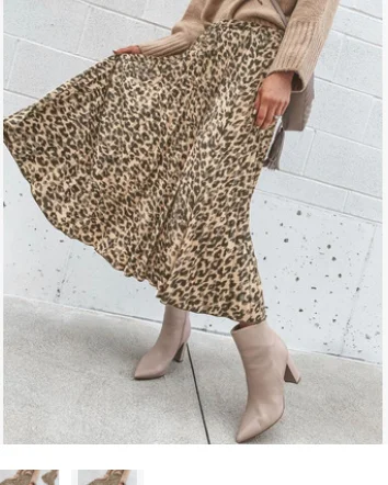 

Goowrom Women Dress Evening Party Womens Ladies High Tie Bow Ruffle Hem Leopard Frill Wrap Midi Mid-Calf Ball Gown Dress