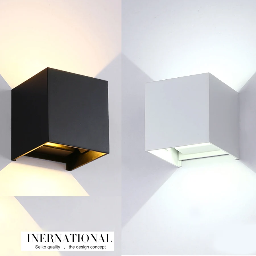 

COB stylish LED Wall Light Outdoor Waterproof IP65 Porch Garden Wall Lamp Home Sconce Indoor Decoration Lighting Lamp Aluminum