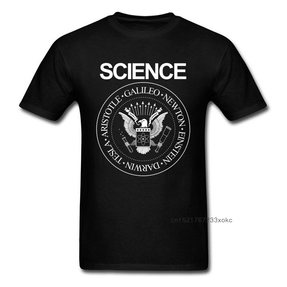 Футболка Science Rocks футболка с американским орлом Мужская черная одежда топы