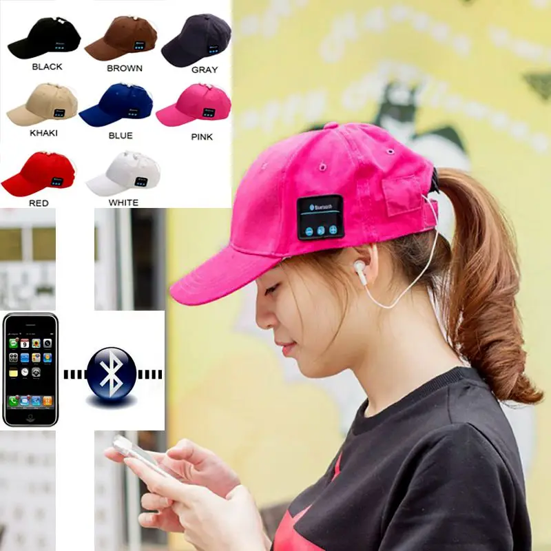 Bluetooth музыкальная шапка беспроводные наушники для мужчин/женщин Мужская кепка