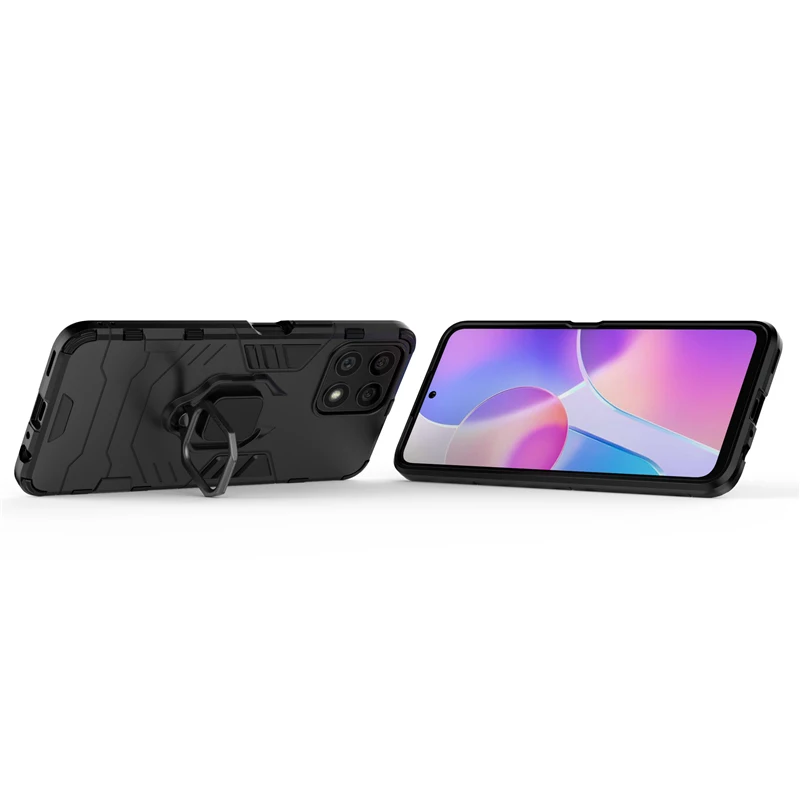 For Honor X30i Case Magnetic Ring Stand Holder Shockproof Bumper Armor Back Cover for Honor X30i Phone Case for Honor X30i