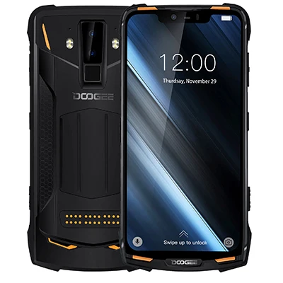 Doogee S90C модульный прочный мобильный телефон IP68 6,1" дисплей Helio P70 Восьмиядерный 4 Гб 64 Гб 5050 мАч 16 Мп+ 8 Мп Android 9,0 12V2A