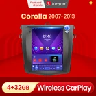Junsun для Tesla Style Android Auto 4G беспроводной Carplay DSP автомобильное радио мультимедиа для Toyota Corolla 10 E140 E150 2007 2008 2009 2010 2011 2012 2013 no 2din