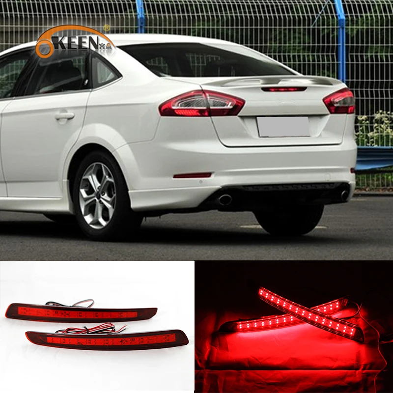Для Ford Mondeo Fusion 4 2011 2012 2013 светодиодный задний бампер отражатель стоп сигнал