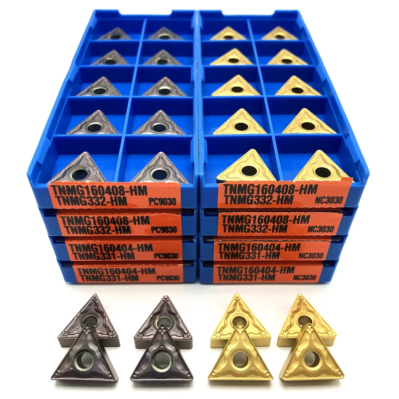 

TNMG160404 TNMG160408 HM PC9030/NC3030 Carbide Inserts Lathe Tools External Turning Tool CNC Cutting Tools turning insert