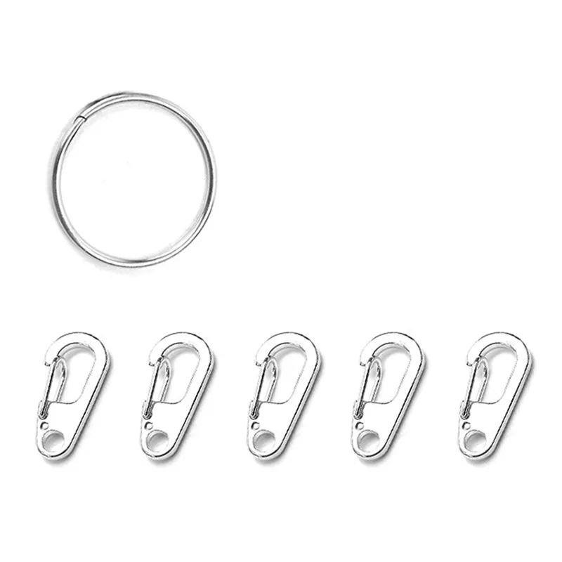 

Key Rings Metal Blank Keyring Keychain Split Ring Keyfob Key DIY Men Accessories Key Chains Women Holder Outdoor Rings J5I6