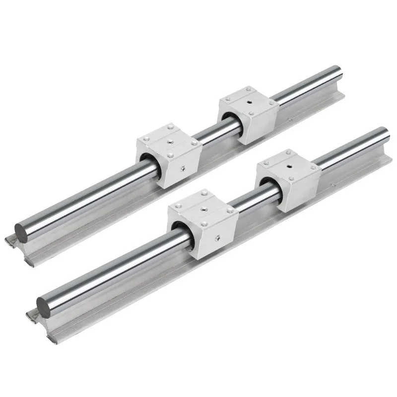 

2pcs SBR25 linear guide 800 200 mm ANY LENGTH 25mm Linear rails 4pcs SBR25UU Ball Bearing Block CNC Router