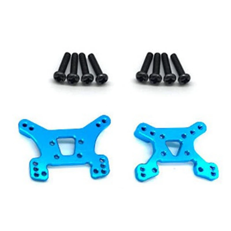 

2 Set RC Car Part: 1 Set 144001 Part Front and Rear Shock Tower Board Set & 1 Set Metal Differential Gear Box