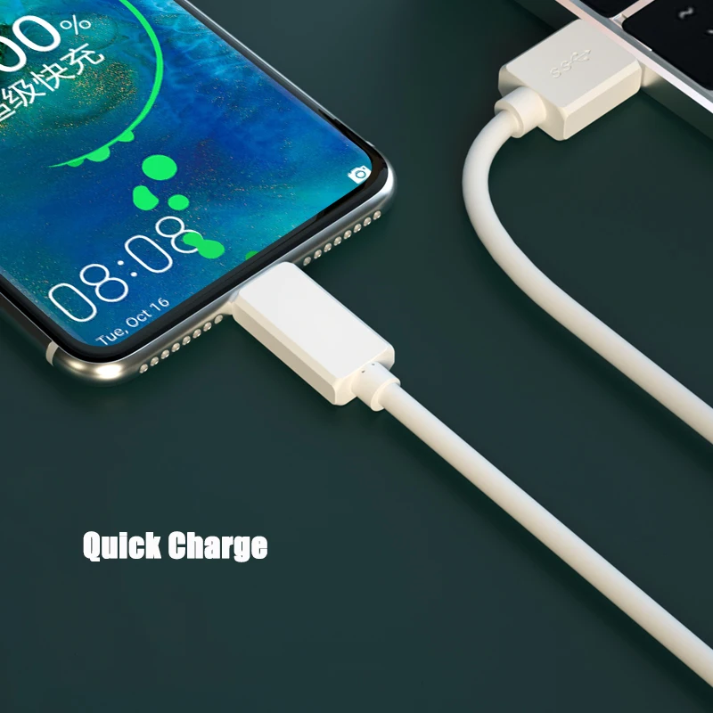 Usb type-C кабель 5А для быстрой зарядки USB-type-C высокоскоростной зарядный шнур