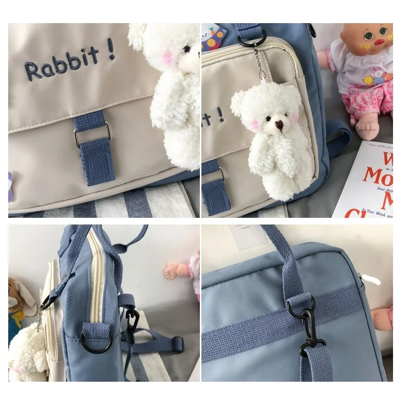

Korean Style Waterproof Canvas Small Mini Backpack For Women Fashion Travel Backpack School Bag For Tennage Girl Shoulder Bag