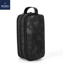 WIWU Electronic Storage Bag Portable Design Travelling Organize Carry Pouch for Mobile Phone Cables Charger Gadget Storage Bags