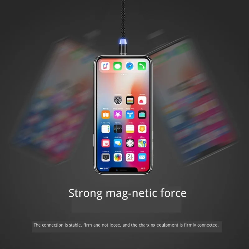 Новый Магнитный usb кабель для быстрой зарядки Xiaomi Redmi Iphone магнитный шнур huawei TYPE C