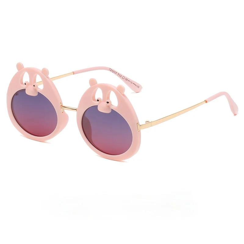 

Children Polarized Sun Glasses Kids Fashion Cartoon Bear Beach Anti-Sai Sunglasses boys Girl Super Cute Eyeglasses 217