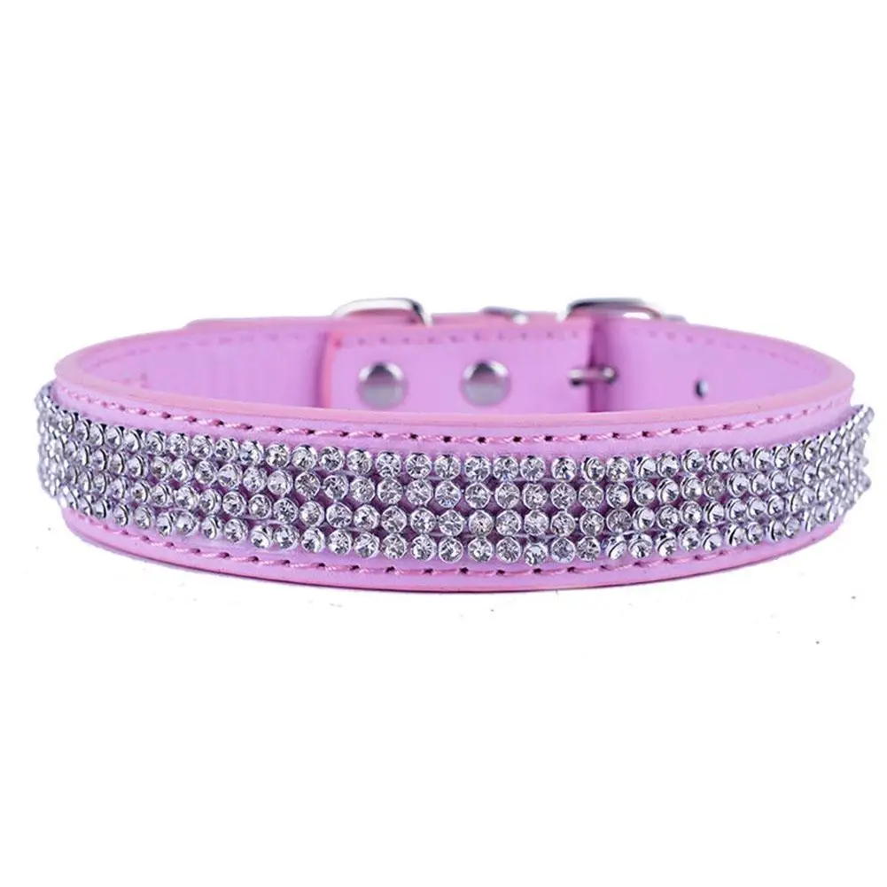 TPFOCUS полный роскошные стразы орнамент из искусственной кожи поводки для питомцев