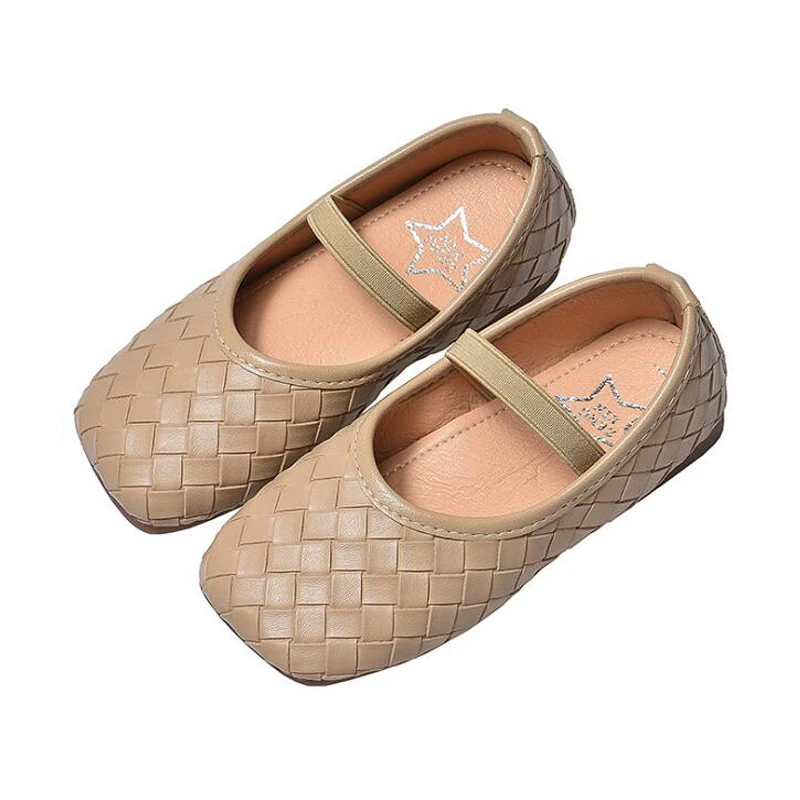 Демисезонные Туфли Мэри Джейн на плоской подошве для девочек туфли принцессы из