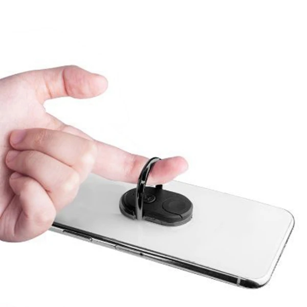 Mini Wireless Bluetooth Remote Control Self-Timer Camera Shutter Mobile Phone Ring Buckle Multi-Function Desktop Back Lazy Stand |