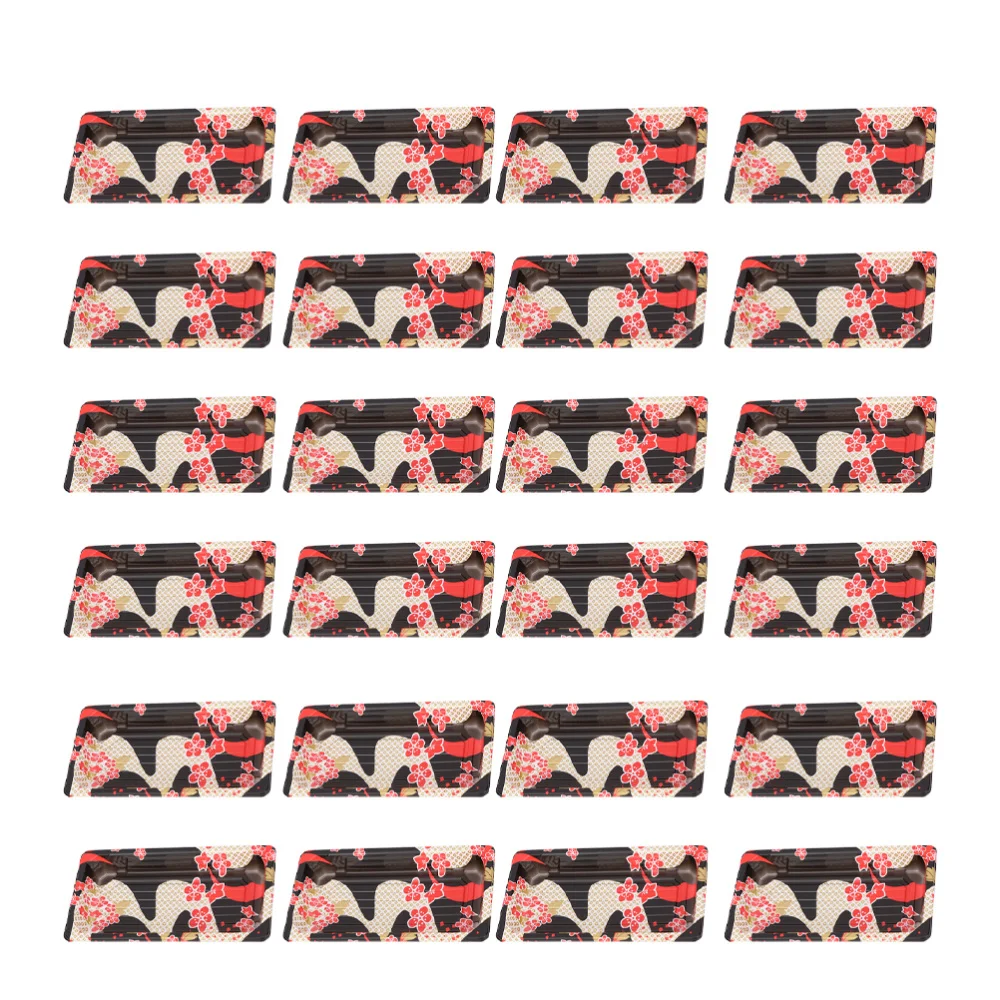 100 шт. Одноразовые Суши вынуть окно фруктовый торт упаковка контейнер для