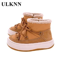 childrens casual boots infant snow boots baby girl princess shoes kids non slip warm sneakers boys toddler yellow winter boot