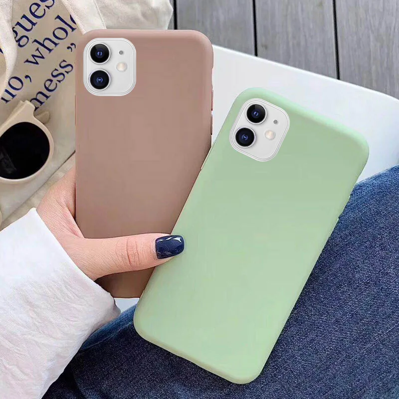 Силиконовый чехол для iPhone XS 11 Pro Max XR X 6 6S 7 8 Plus|Бамперы| |