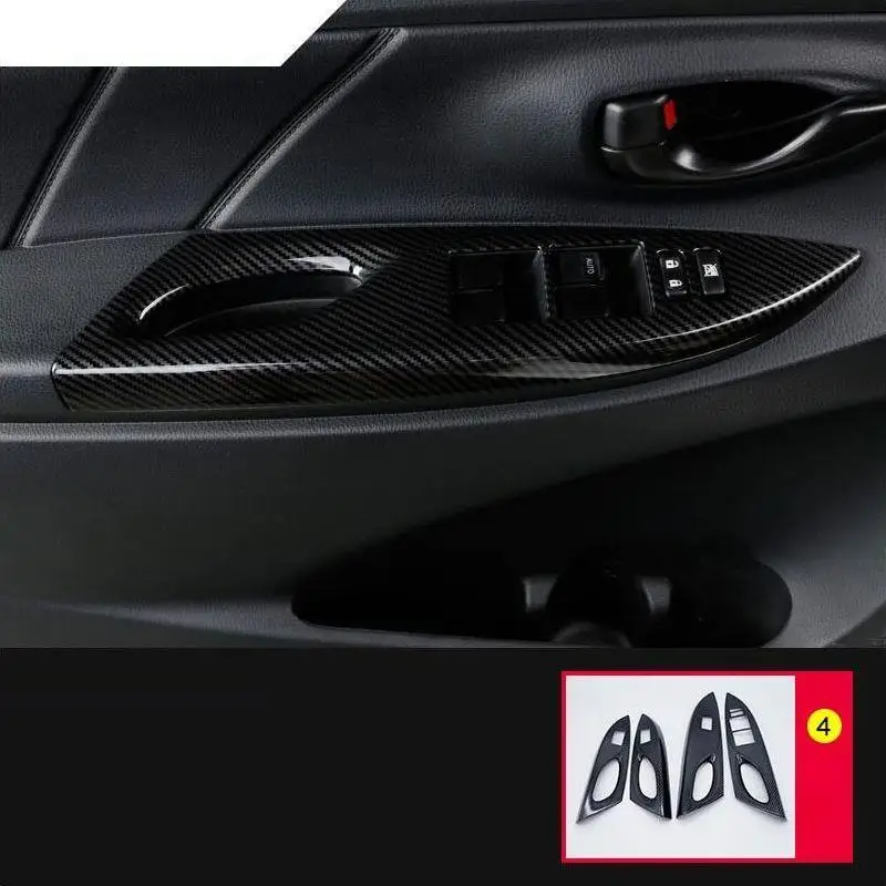MODEL B Автомобильная оконная панель, модифицированный хром, автомобильный Стайлинг, защита, модификация, наклейка, полоса 14 15 16 17 18 для Toyota Vios - Название цвета: MODEL B