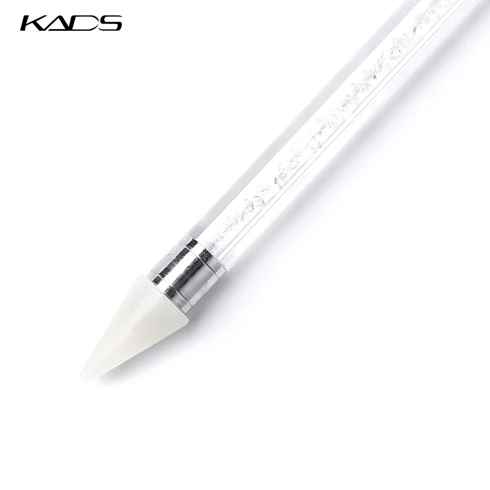 KADS ручка для точечного маникюра УФ-гелевая рисования стразы 2-сторонняя Кисть