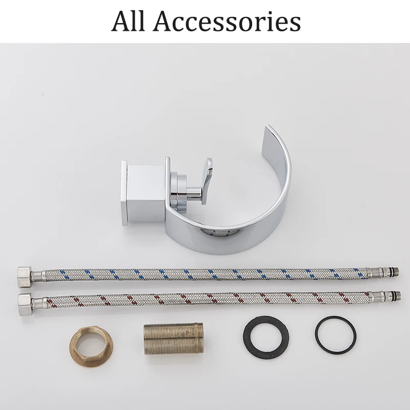 Хромированный смеситель для ванной комнаты Senlesen кран Водопад раковины одно