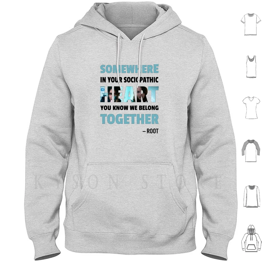 

Sociopathic Heart-& Shaw Hoodies Long Sleeve Person Interest Machine Person Of Interest Poi Fanart