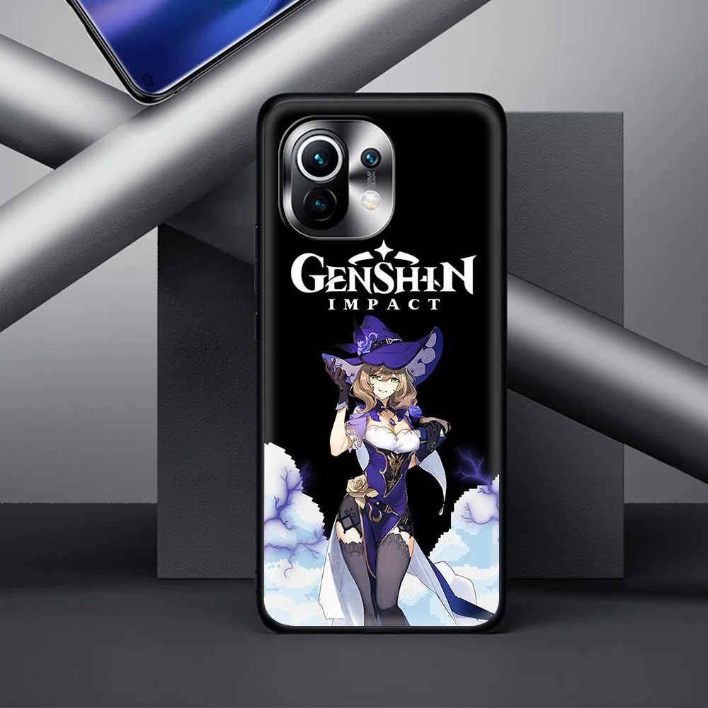 

Genshin Impact Silicone Soft Coque for Xiaomi Mi X3 NFC M3 10S 10T 9T 9 Lite Note 10 Pro 5G 11 Thin Phone Case Shell