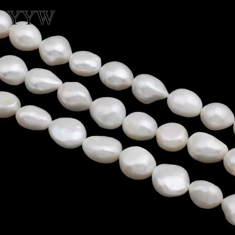 

Cultured Baroque Freshwater Pearl Beads natural white 12-13mm Sold Per Approx 15.7 Inch Strand
