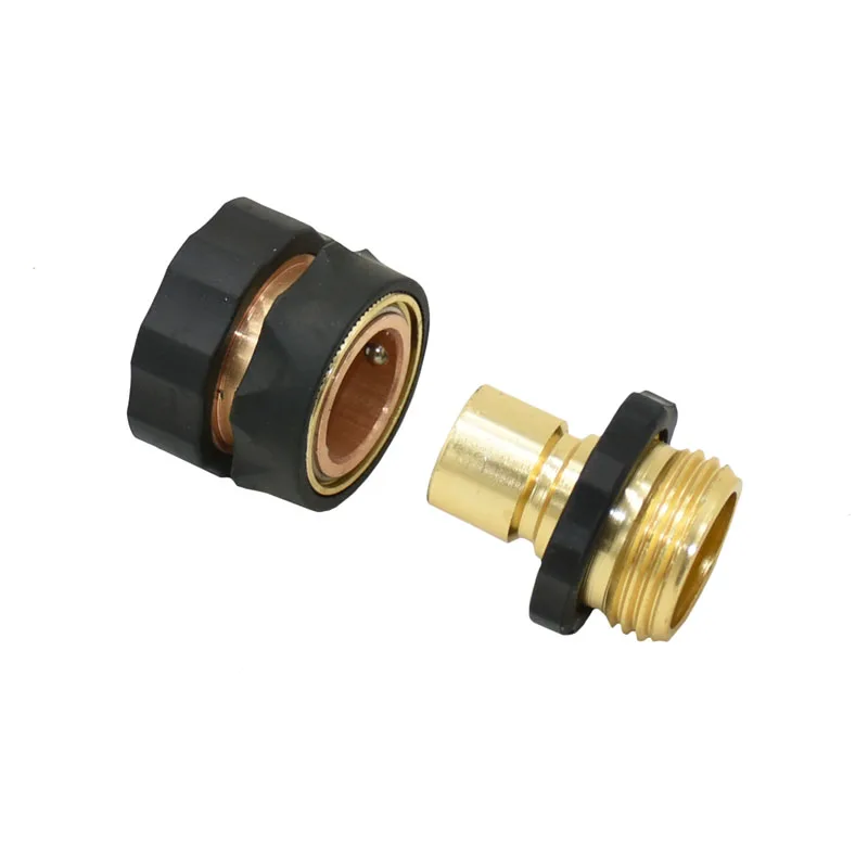 3/4 Female to 3/4 Male thread Quick connector Brass G3/4 Garden tap Removable threaded Connector drip irrigation fittings 10pcs