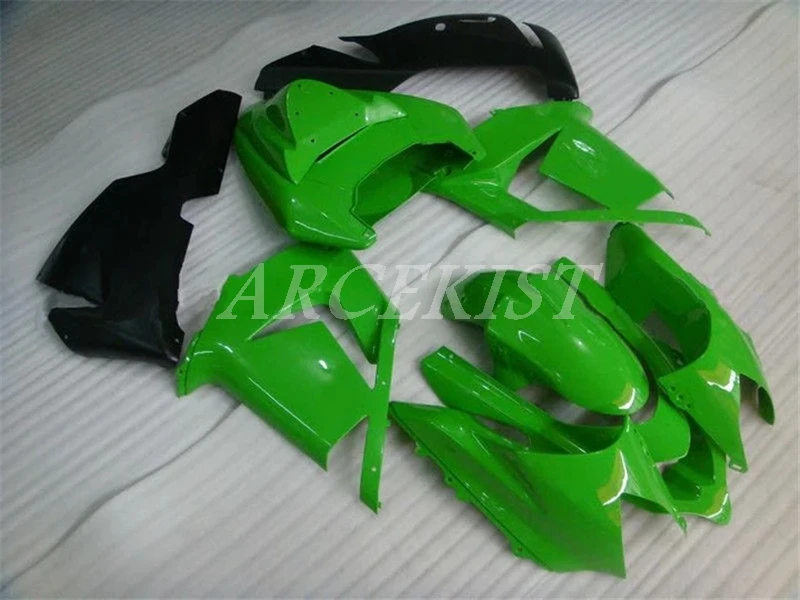 

High Quality New ABS Motorcycle Whole Fairings Kit For kawasaki Ninja ZX-10R ZX10R 2004 2005 04 05 Bodywork set black green