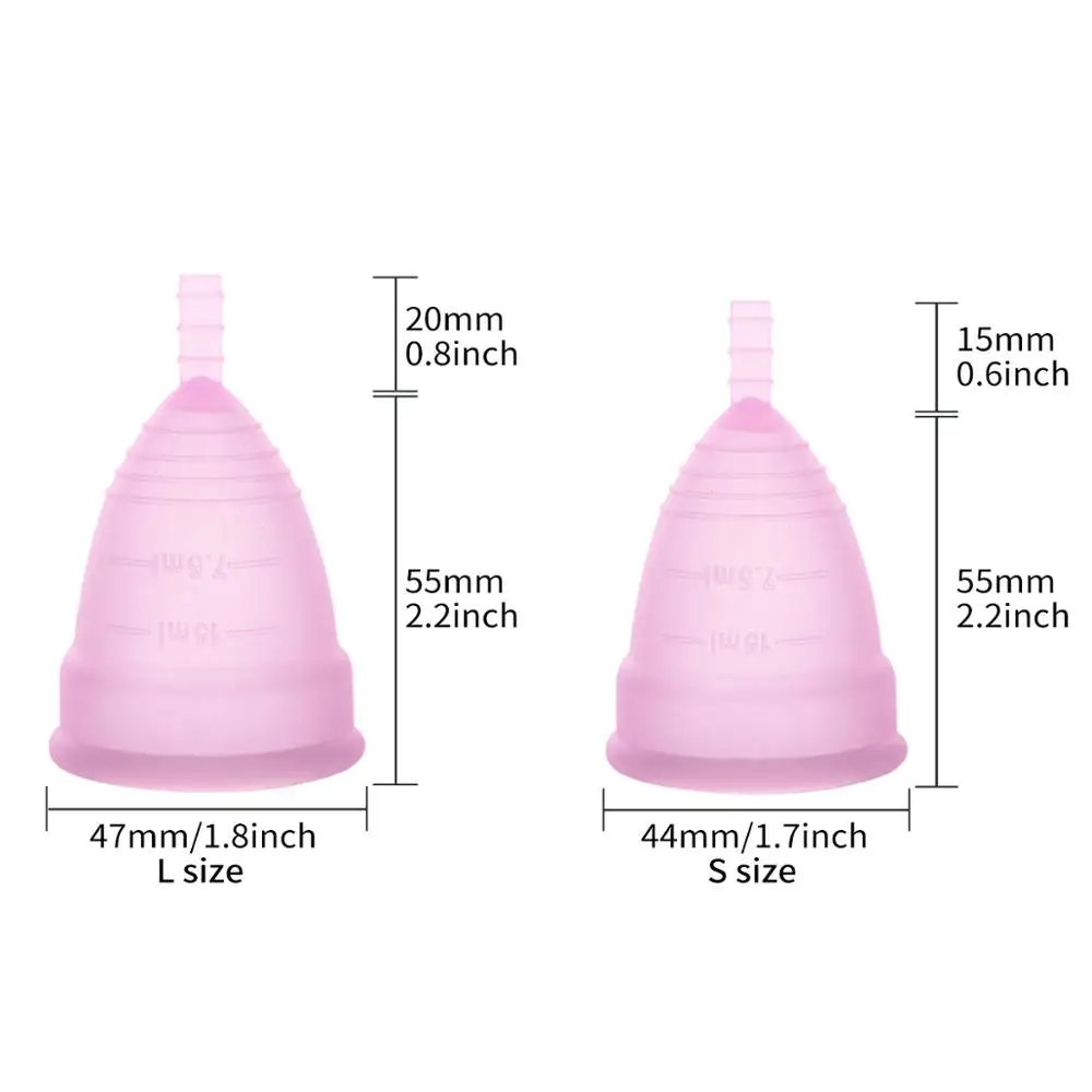 

Medical Silicone Menstrual Cup Menstrual Period Cup Feminine Hygiene Silicone Cup Lady Woman Cup Coletor Copa Menstrual