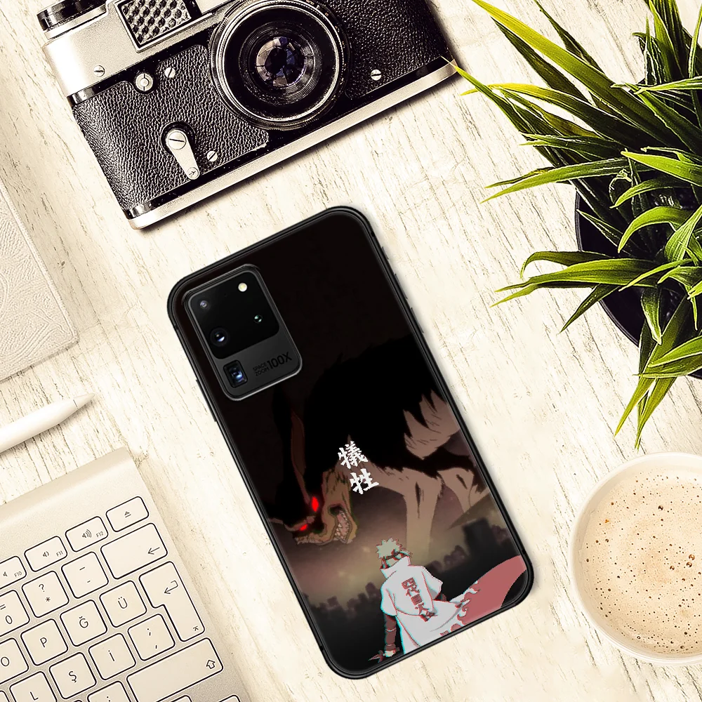 

N-Naruto Phone Case Cover Hull For Samsung Galaxy S 7 8 9 10 e 20 FE edge uitra plus Note 9 10 20 black Cell 3D Cover Tpu