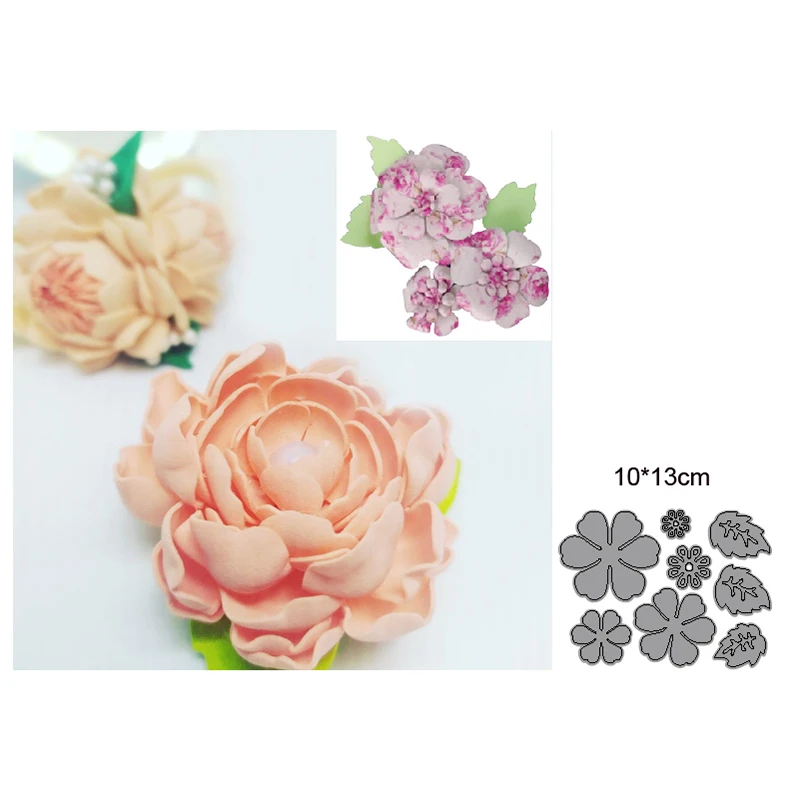 

2021 New Cutting dies flowers leaves metal cutting dies cut die mold Scrapbook paper craft knife mould blade punch stencils dies