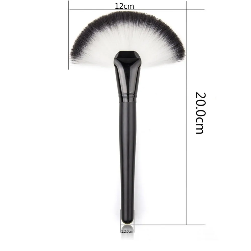 1 шт. мягкие веерные кисти для макияжа румяна пудра основа инструменты