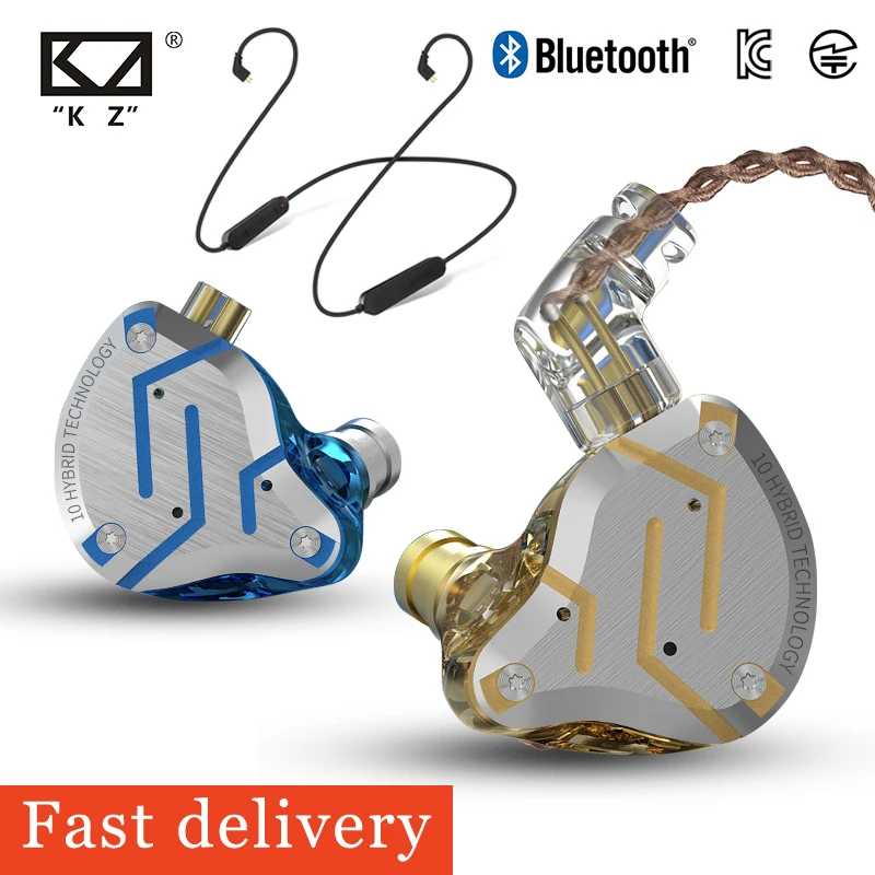 KZ ZS 10 Pro стерео проводные гарнитуры сменные Bluetooth наушники беспроводные с