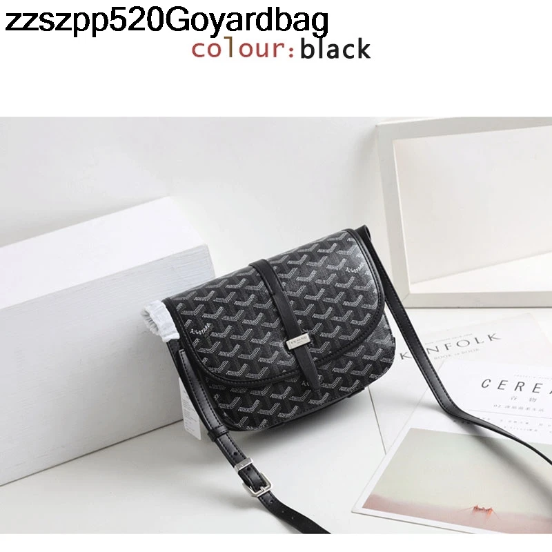 

Printed Symmetric Goyard Mailman Bag Waterproof Single Button Fashion Portable Small Square Bag Mini Handbag Shoulder Bag