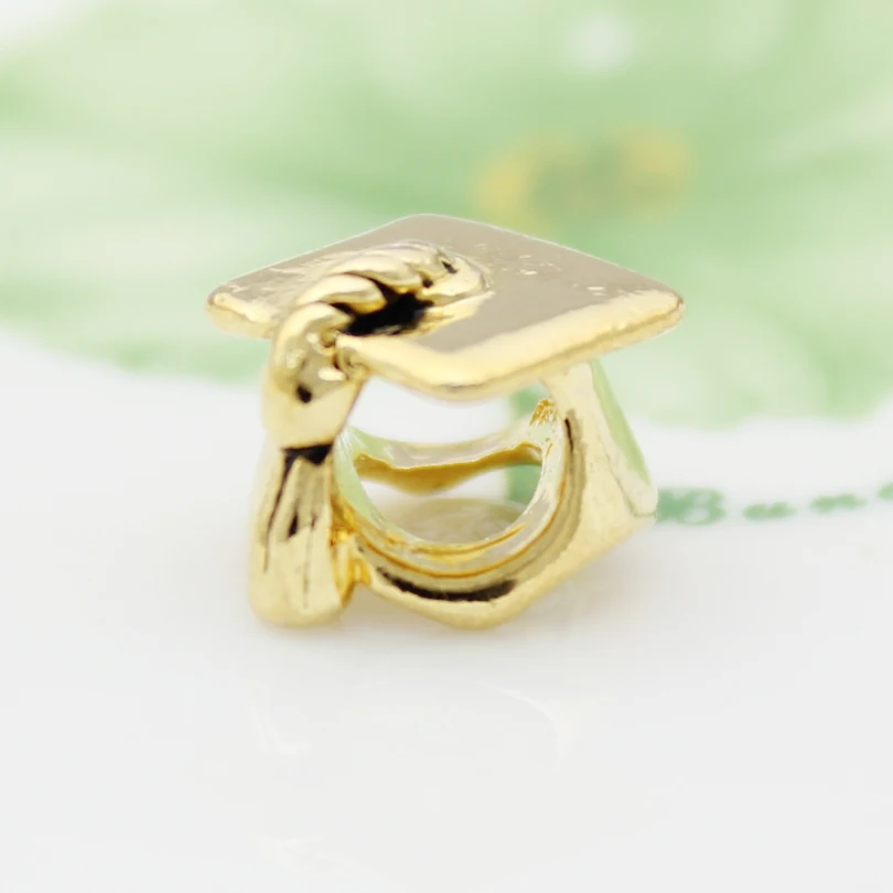 DIY выпускник траншеекопатель колпачок книги для шарма бусины Fit Pandora браслет