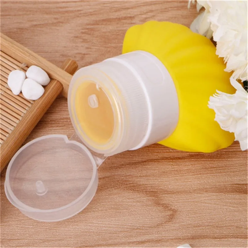 1 предмет модный форма морской раковины пустые бутылки контейнера силиконовые