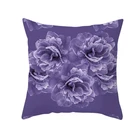 Фиолетовая искусственная бархатная наволочка, оригинальная Скандинавская квадратная наволочка для дивана, домашняя наволочка