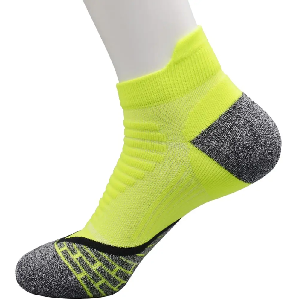 Женские носки до лодыжки с противоскользящей подушкой низкий вырез поддержка