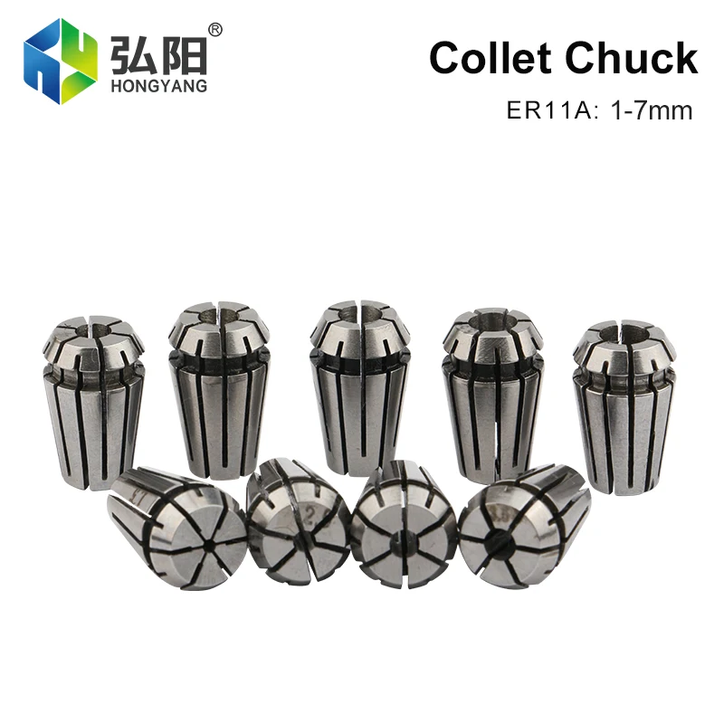 ER11 1-7mm Collet Chuck Head Spindle Milling Elastic Chuck Tool Holder For CNC Engraving And Milling Machine