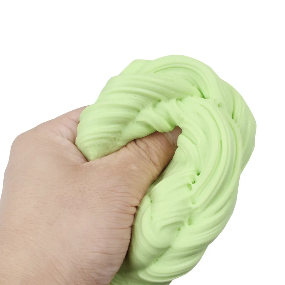 Kawaii флосс облако слайм уменьшенное давление грязь снятие стресса детская