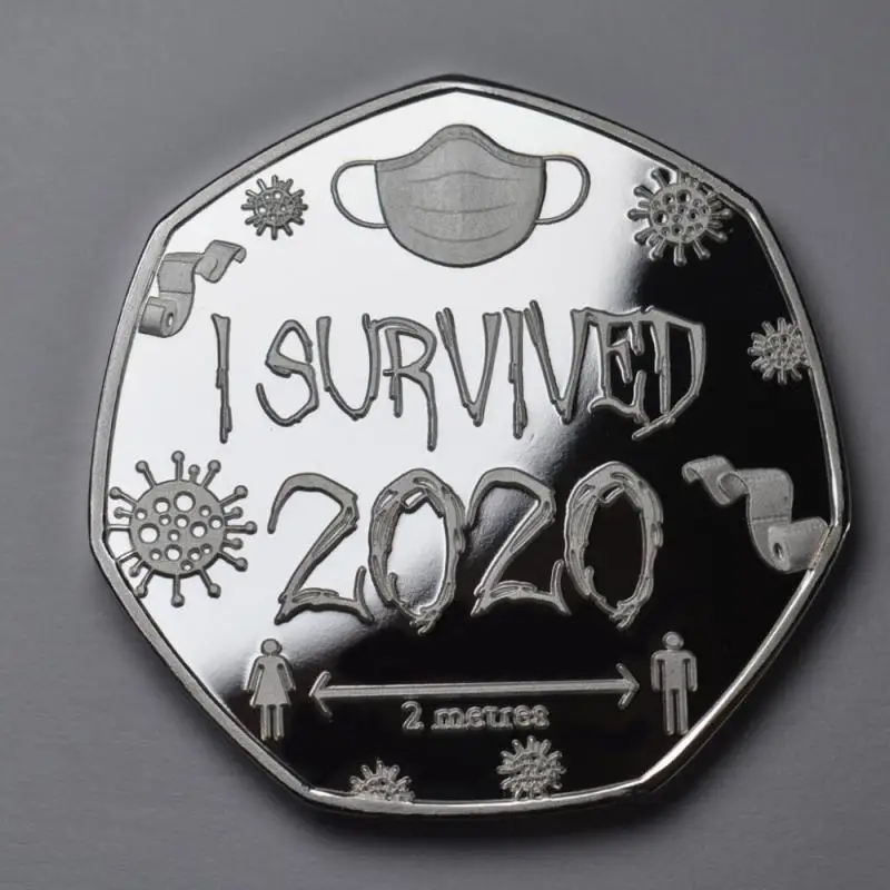 

I Survived 2020 Medal And Commemorative Collectors Memento Memory Coin Novelty Non-currency Coins