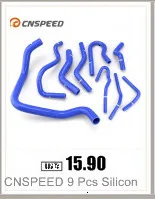CNSPEED Универсальный 2," 2,5" " /51 мм 63 мм 76 мм Локоть силиконовый шланг Труба интеркулер турбо впускная трубопроводная муфта шланг