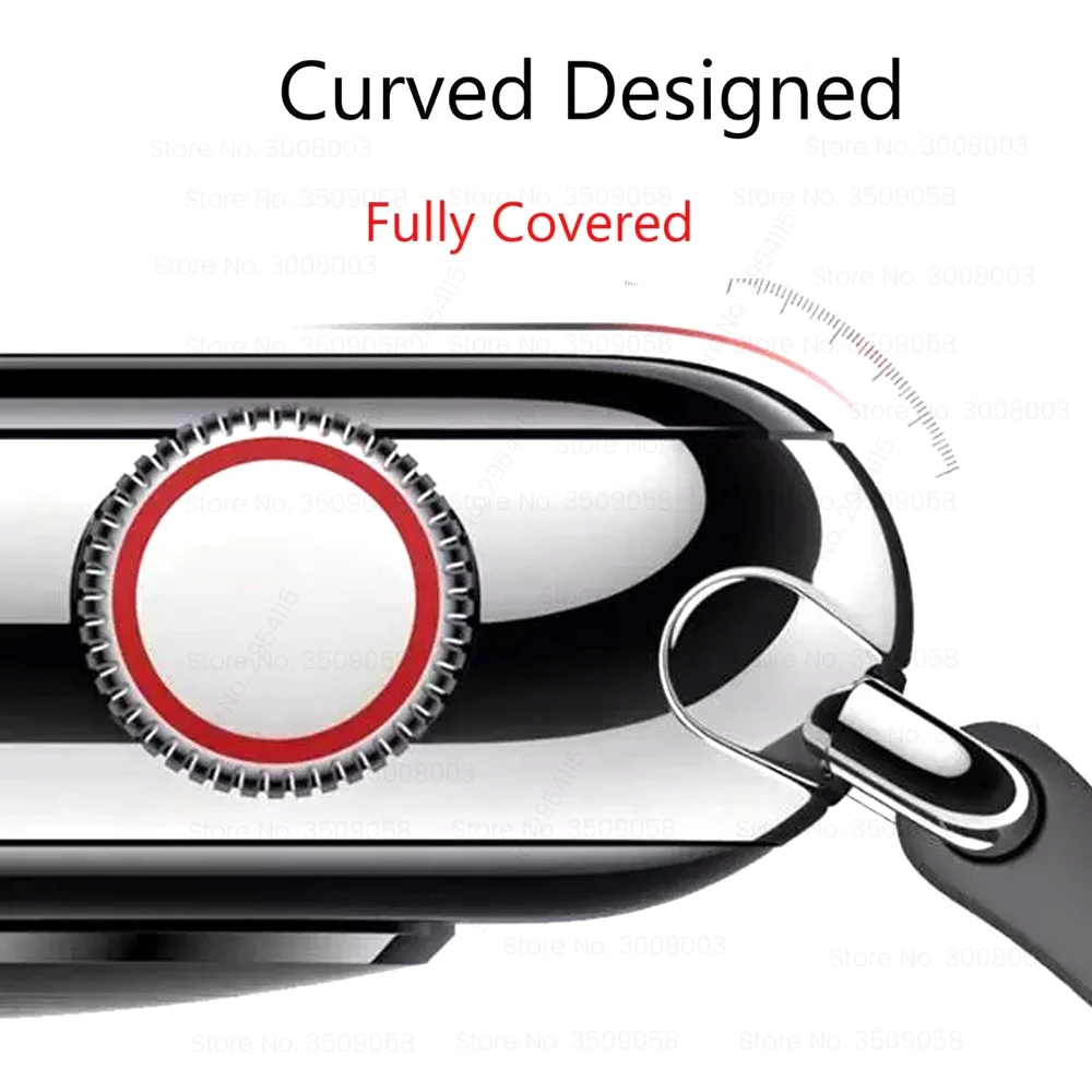 1-3PCS 9D Curved Soft Fiber Protective Glass For Huawei Watch Fit Mini Smartwatch Full Screen Protectors Film Cover Accessories