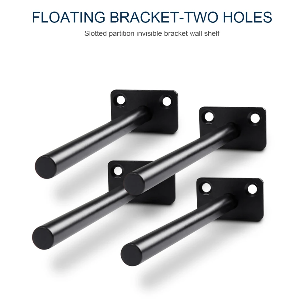 Плавающая полка из твердой стали кронштейн устойчивая к ржавчине для