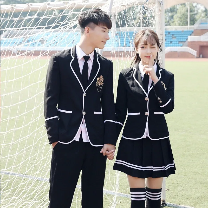High Quality Students Long-sleeved School Uniforms Japan And South Korea Jk Junior Boys/girls Suit | Тематическая одежда и