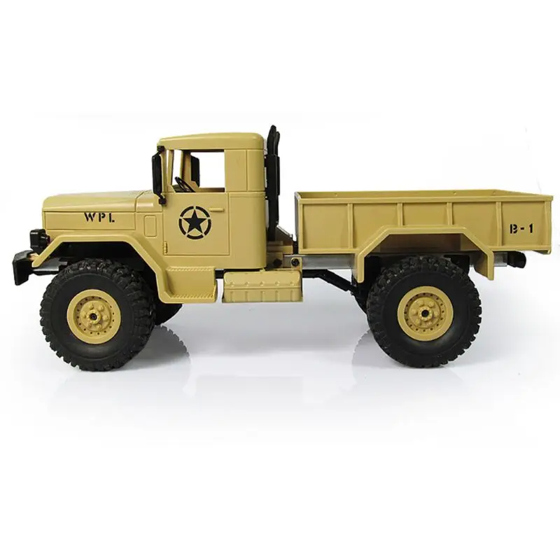 Детский подарок WPL B-24 1: 16 RTR 2,4G военный Радиоуправляемый автомобиль 4 WD с дистанционным управлением, детские игрушки, подарок на день рождения